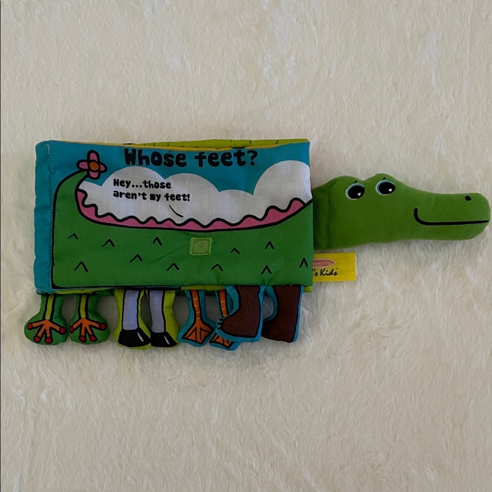 Melissa and Doug Colorful Crocodile Soft Book